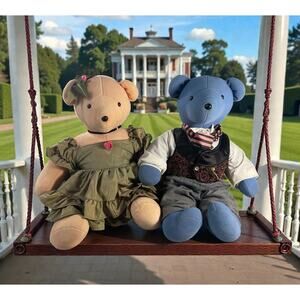 North American Bear Company VIB Plush Set Scarlet O’Beara & Rhett Beartler